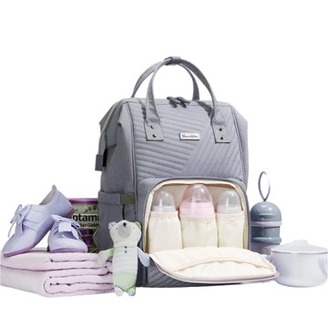 Quilted Diaper Backpack