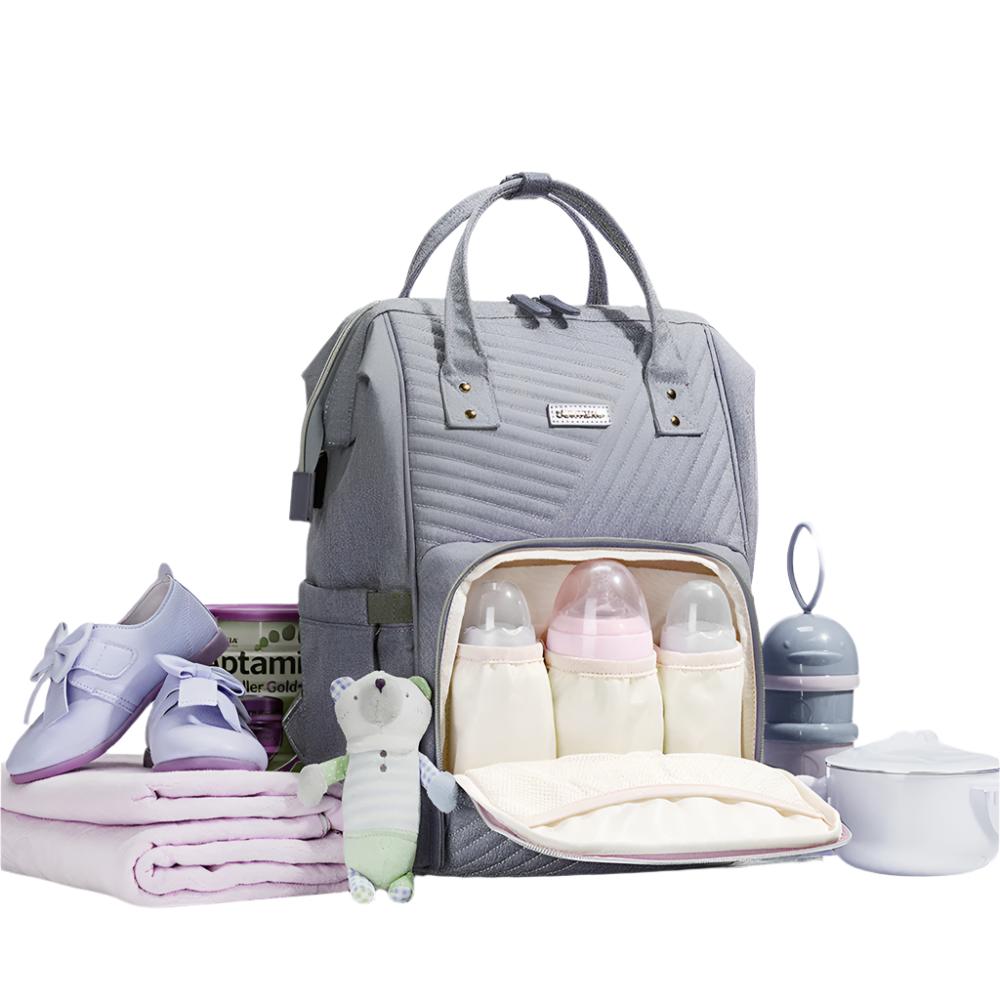 Quilted Diaper Backpack