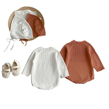Baby Cotton Onesie With Hat